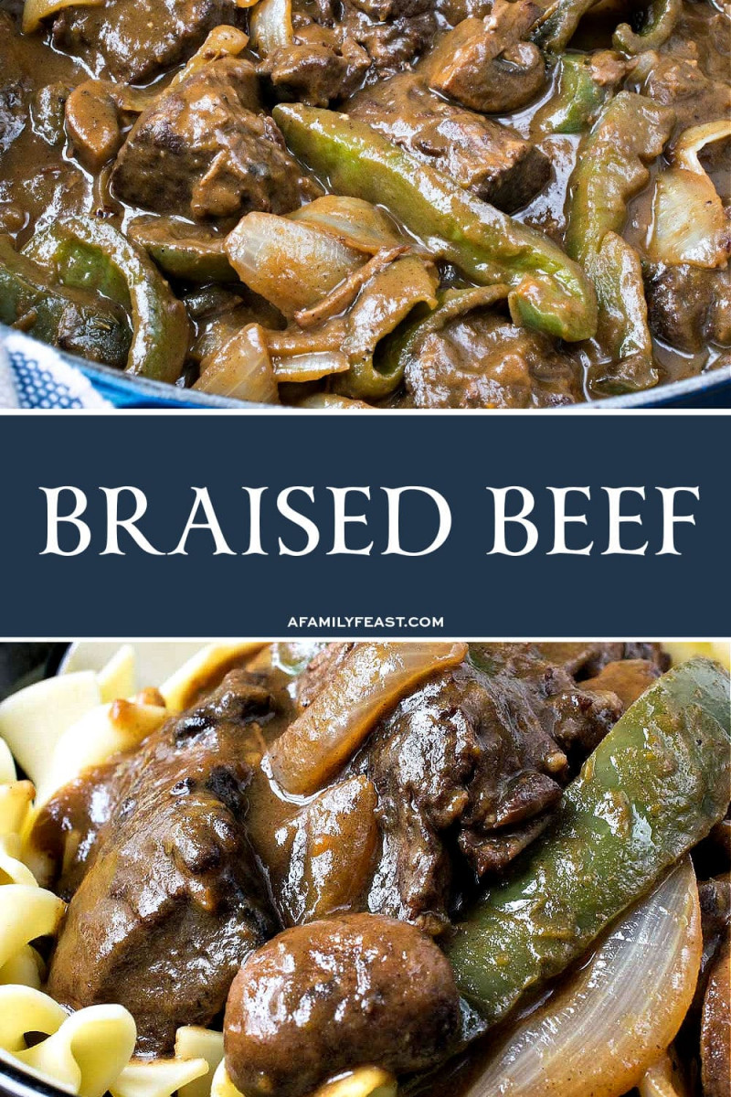 Braised Beef Over Egg Noodles A Family Feast®