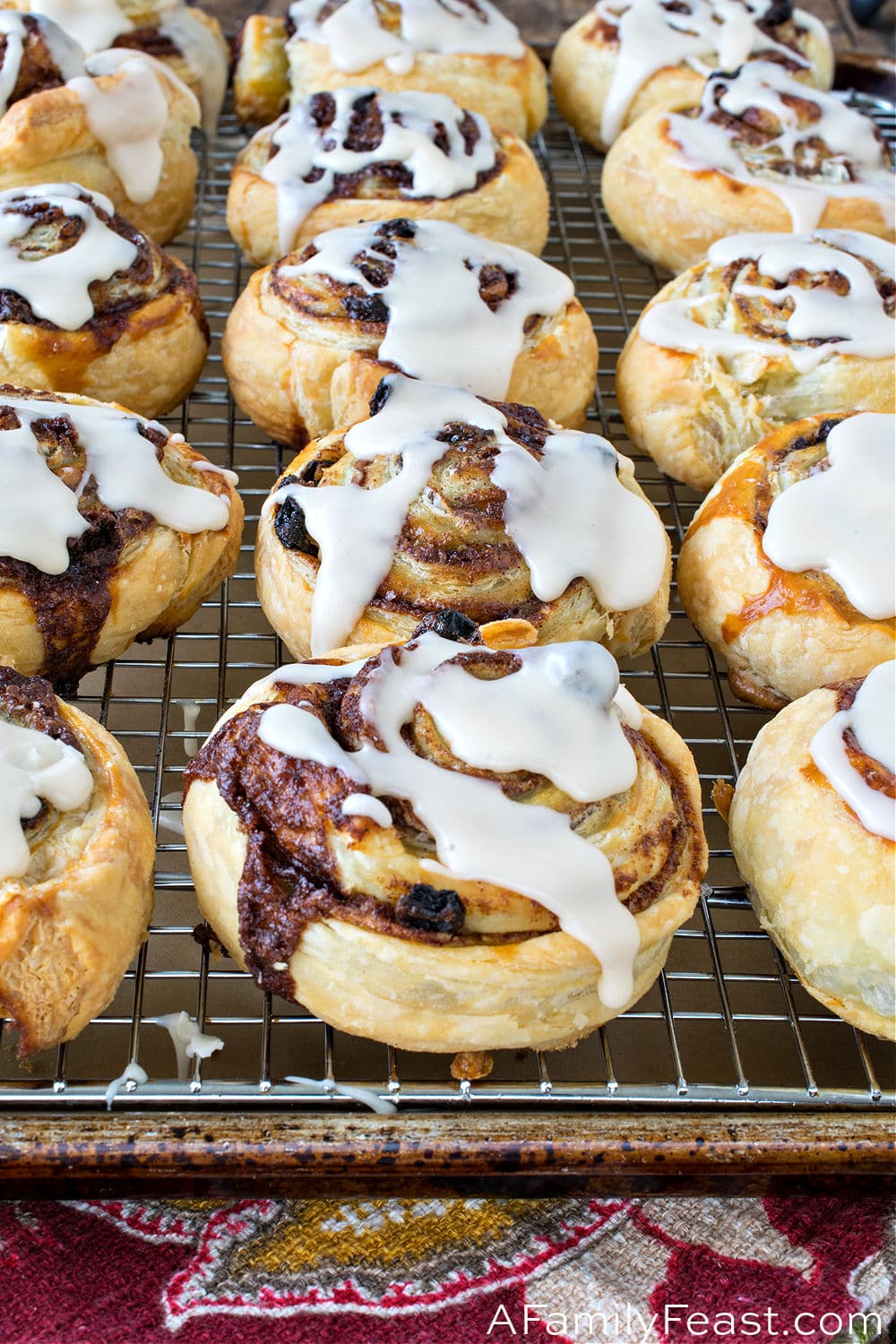 Easy Puff Pastry Cinnamon Rolls