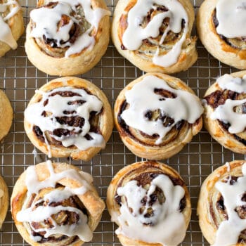 Easy Puff Pastry Cinnamon Rolls
