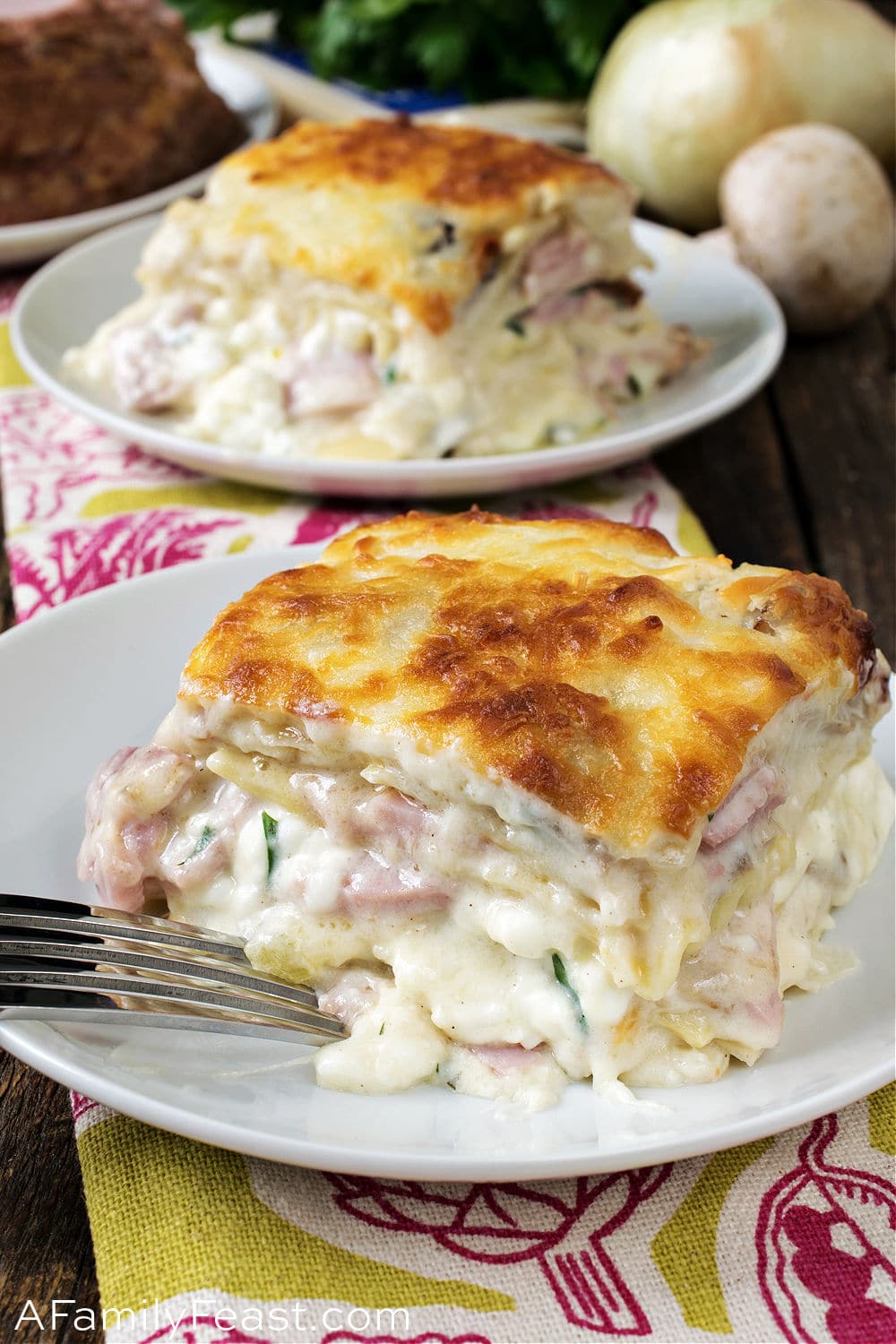 Ham and Swiss Lasagna - A Family Feast