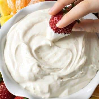 Cream Cheese Fruit Dip - A Family Feast