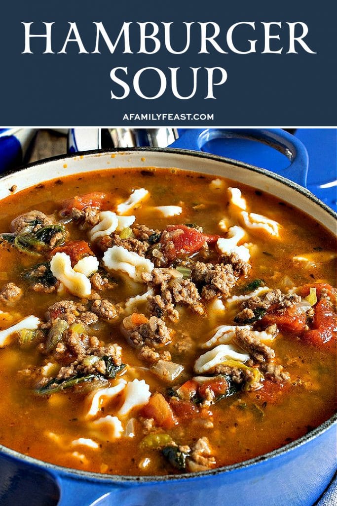 Hamburger Soup - A Family Feast