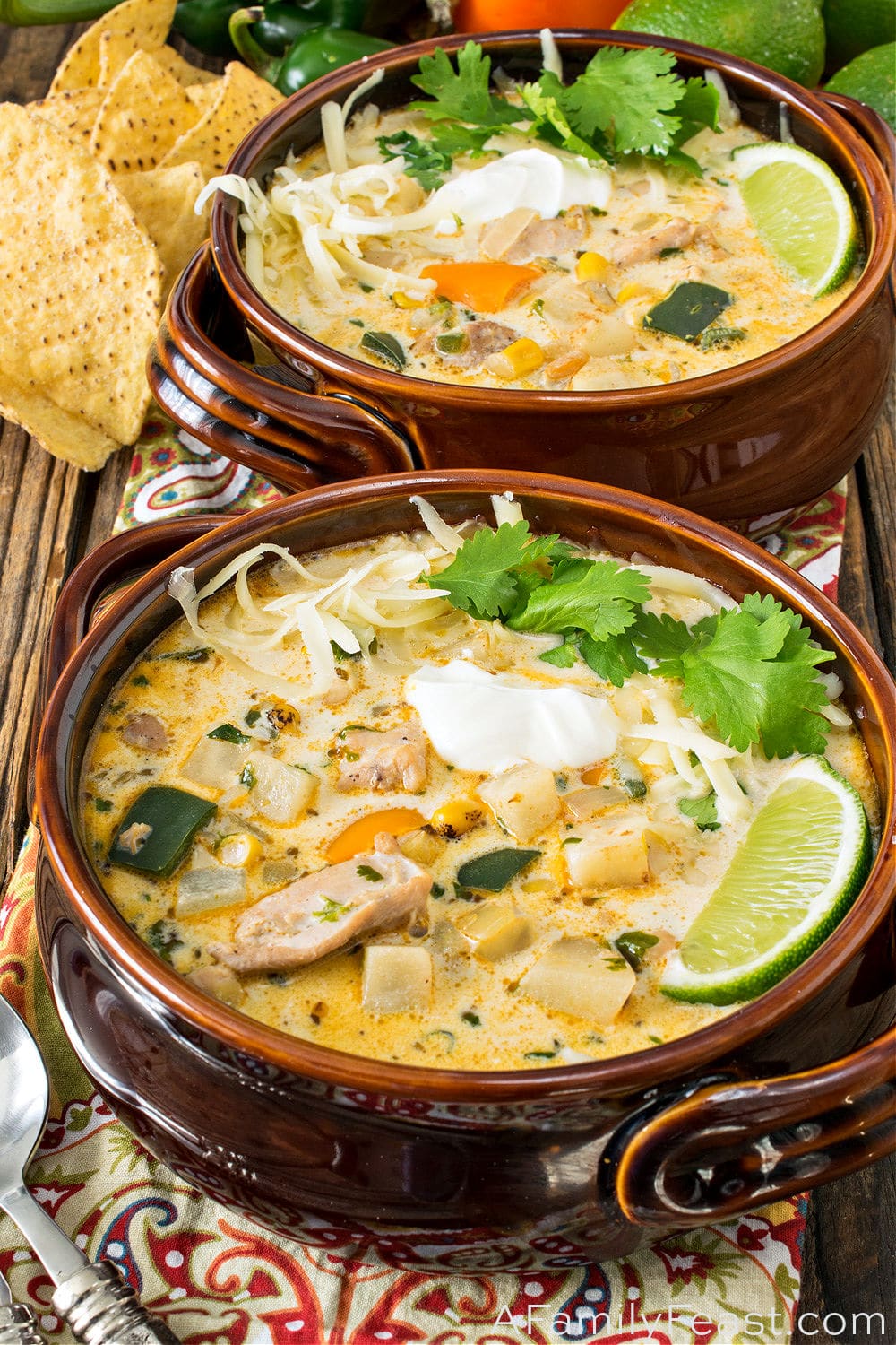 White Chicken Chili - A Family Feast