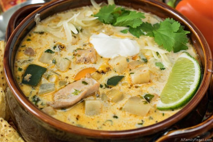 White Chicken Chili - A Family Feast