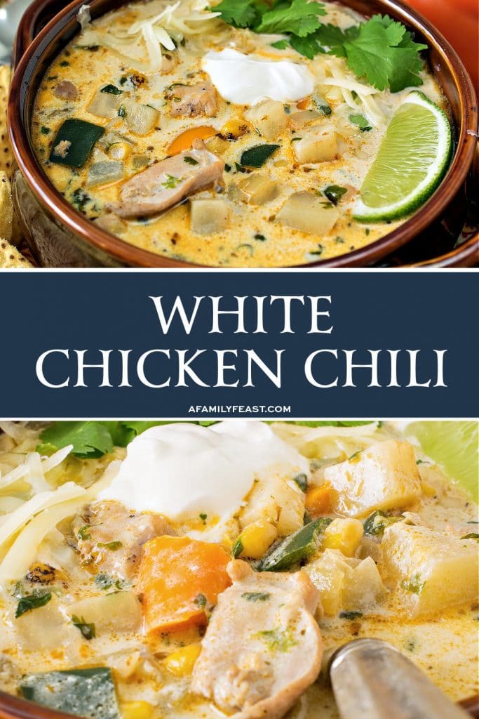 White Chicken Chili - A Family Feast