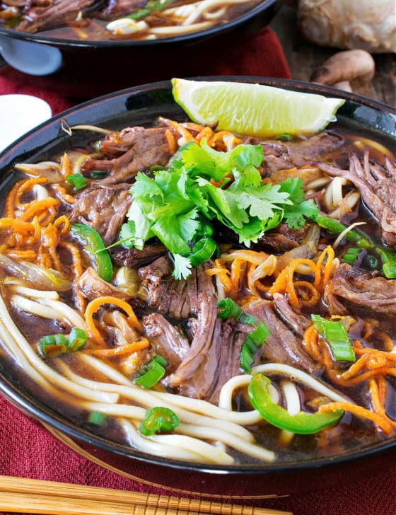 Asian Beef Noodle Soup - A Family Feast