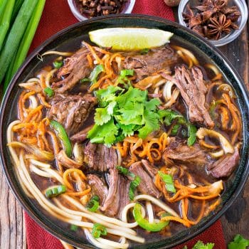 Asian Beef Noodle Soup - A Family Feast