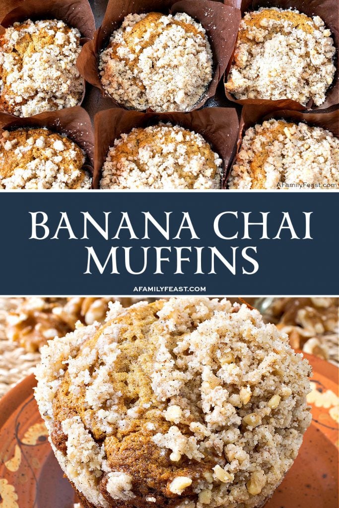 Banana Chai Muffins - A Family Feast