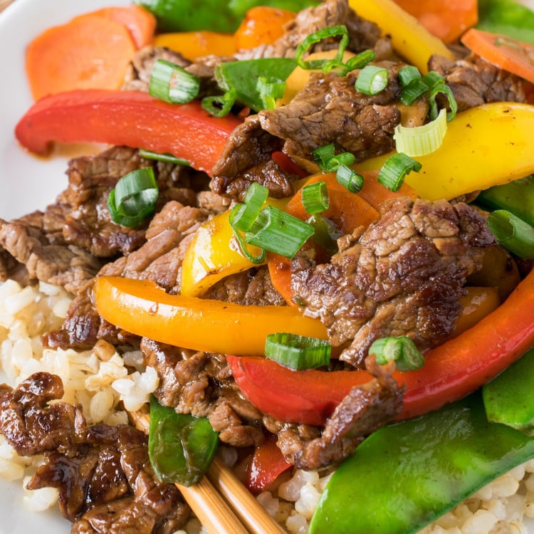 Beef Teriyaki Vegetables - A Family Feast