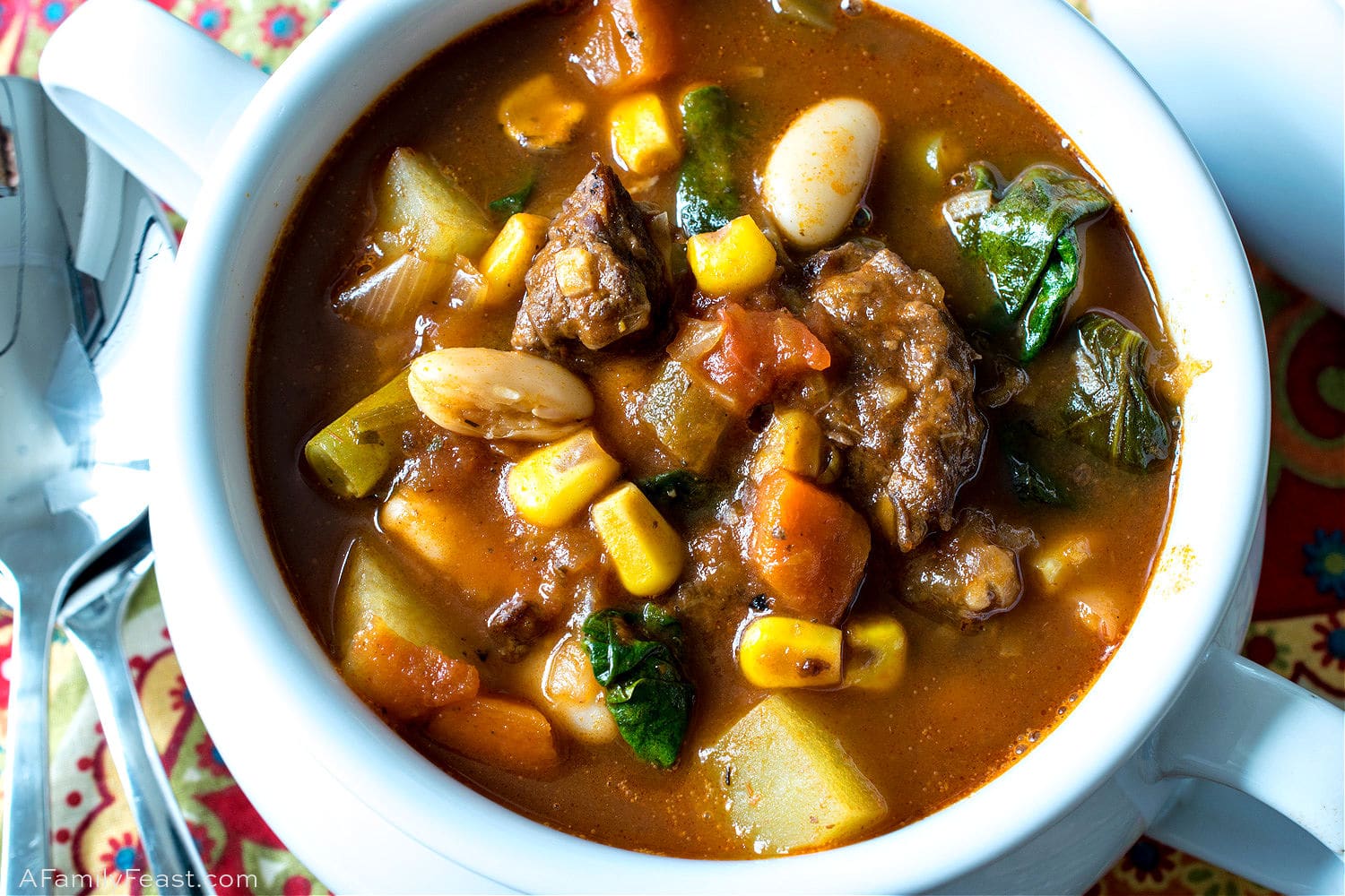 Hearty Beef Vegetable Soup - A Family Feast