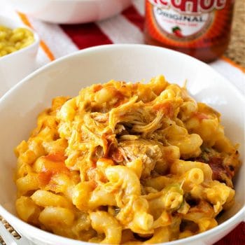 Buffalo Chicken Macaroni and Cheese - A Family Feast