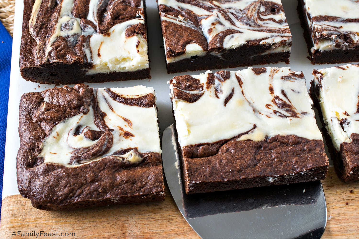 Cream Cheese Brownies - A Family Feast