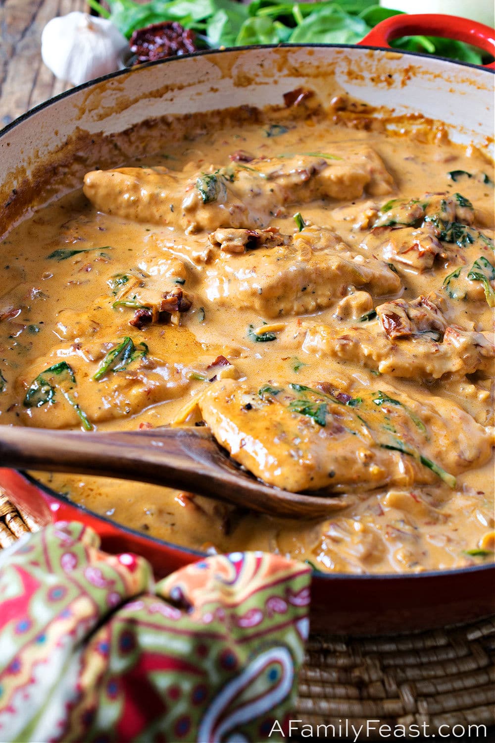 Creamy Tuscan Chicken - A Family Feast