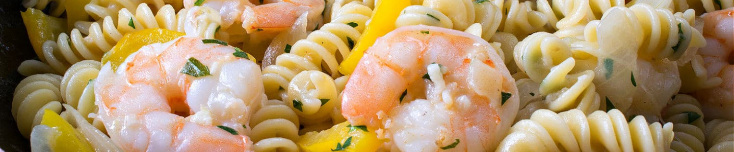 Garlic Shrimp with Pasta - A Family Feast