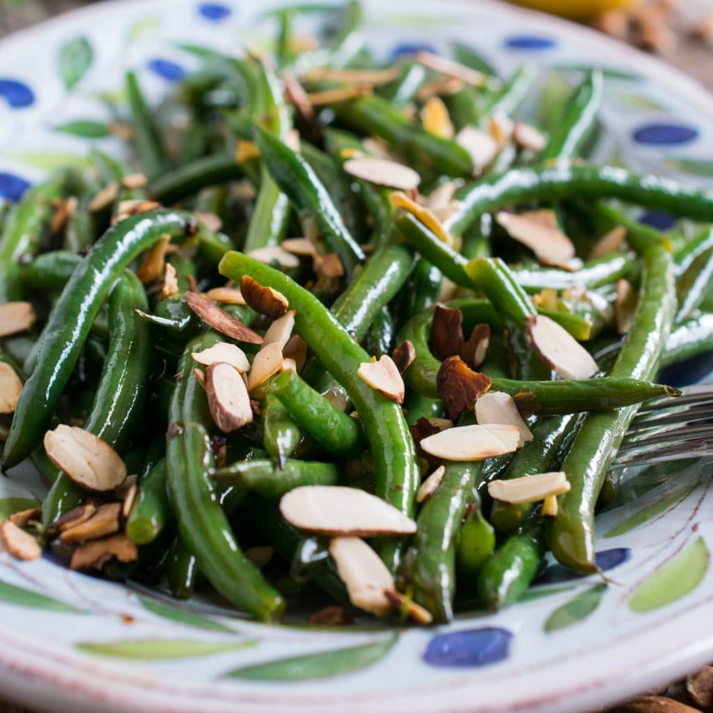 Green Beans Almondine - A Family Feast