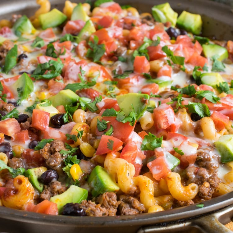 One Pot Tex-Mex Pasta - A Family Feast