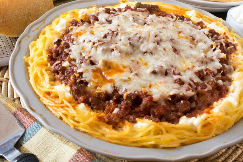 Spaghetti Pie - A Family Feast