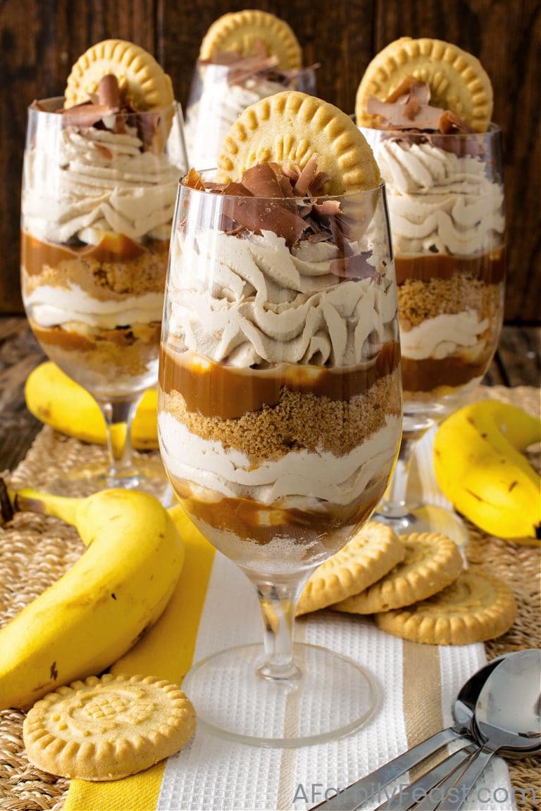 Banoffee Parfait - A Family Feast