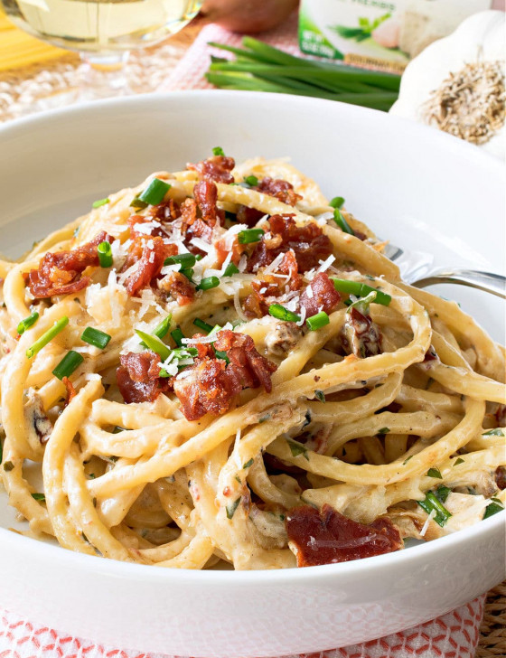 Boursin Cheese Pasta - A Family Feast