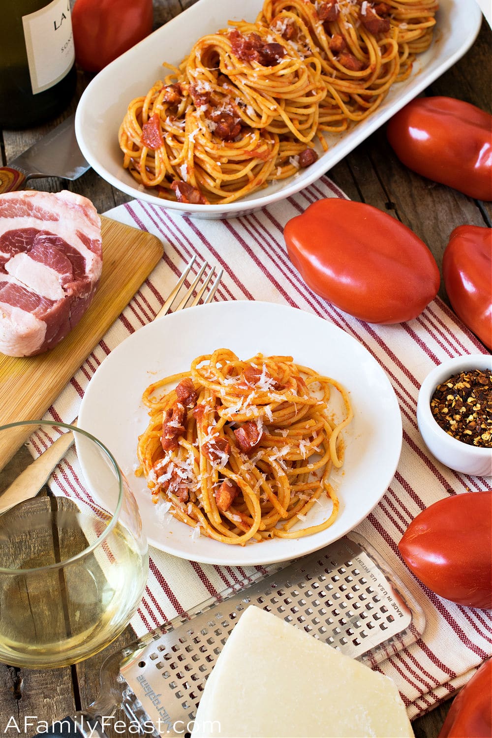 Spaghetti all'Amatriciana - A Family Feast