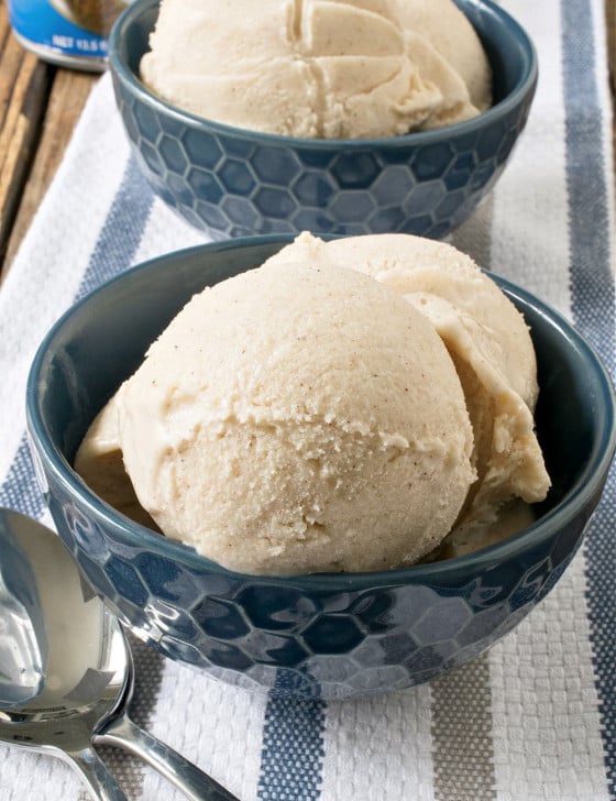 Easy Coconut Cinnamon Ice Cream - A Family Feast