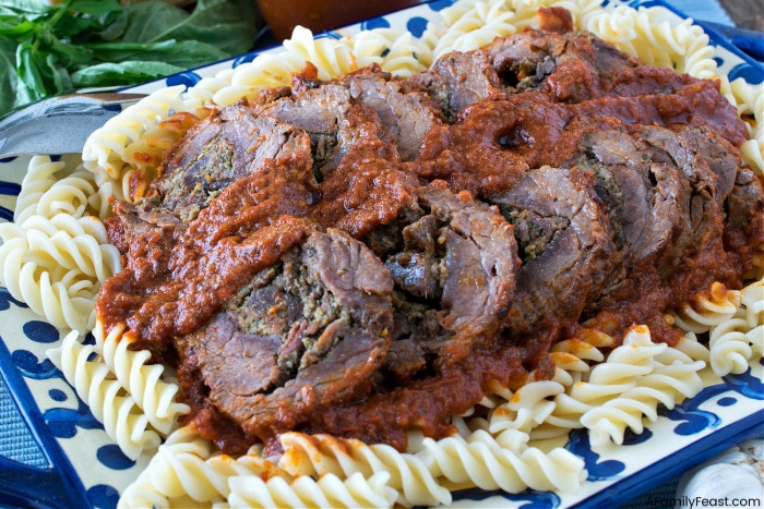 Beef Braciole - A Family Feast