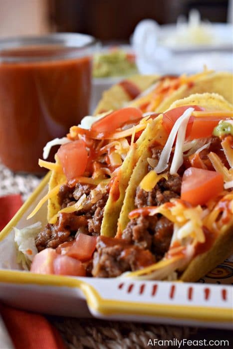 Ground Beef Tacos - A Family Feast