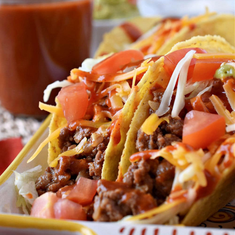 Ground Beef Tacos - A Family Feast
