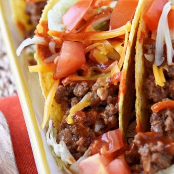 Ground Beef Tacos - A Family Feast