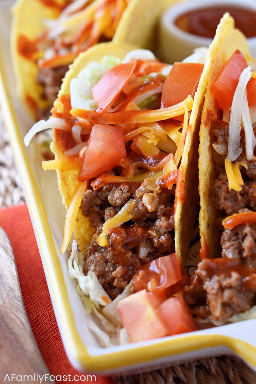 Ground Beef Tacos - A Family Feast®