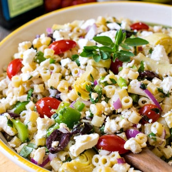 Mediterranean Pasta Salad - A Family Feast