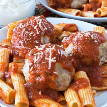 Ricotta Meatballs with Ziti - A Family Feast