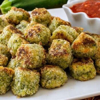 Baked Zucchini Tots - A Family Feast