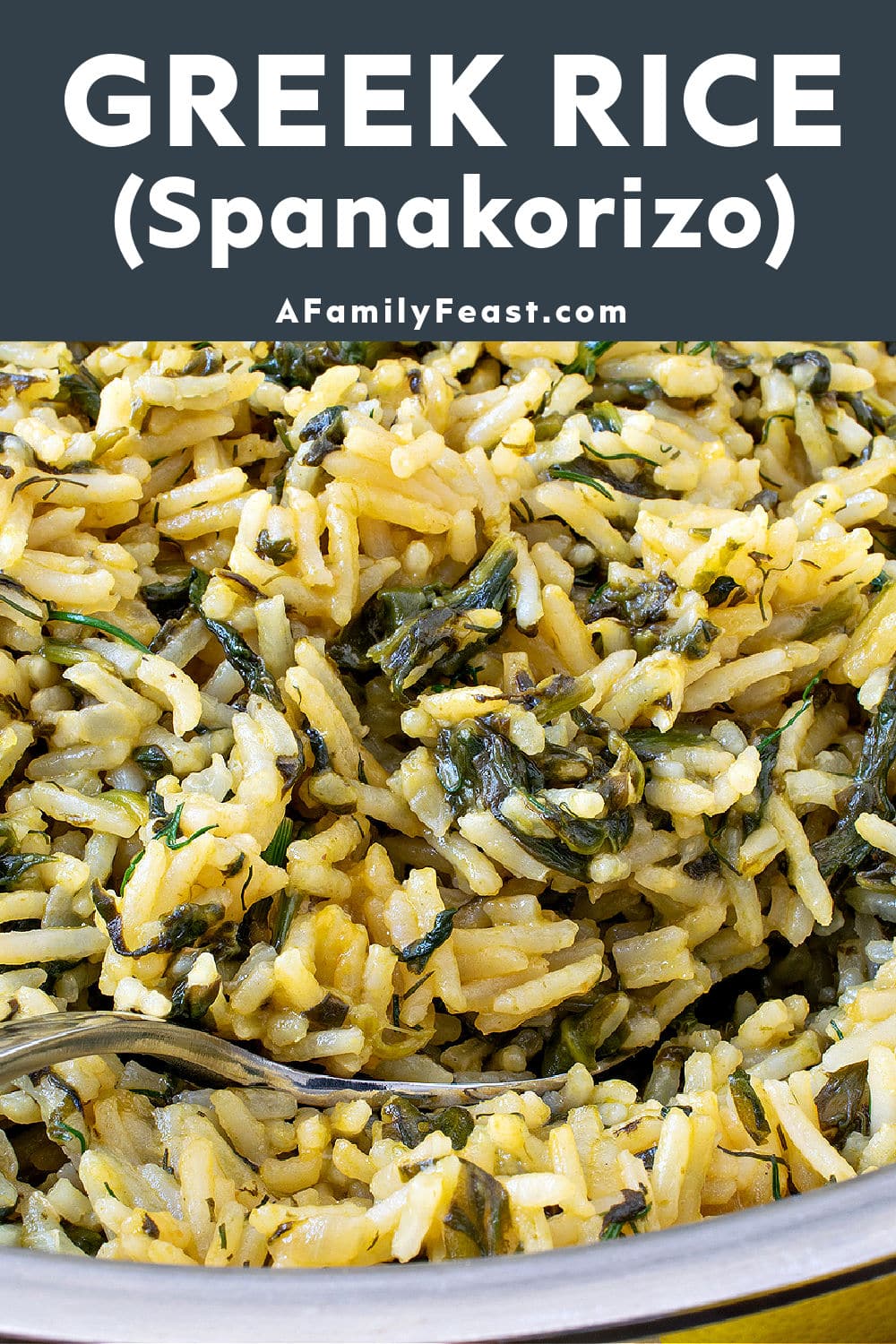 Greek Rice - Spanakorizo - A Family Feast