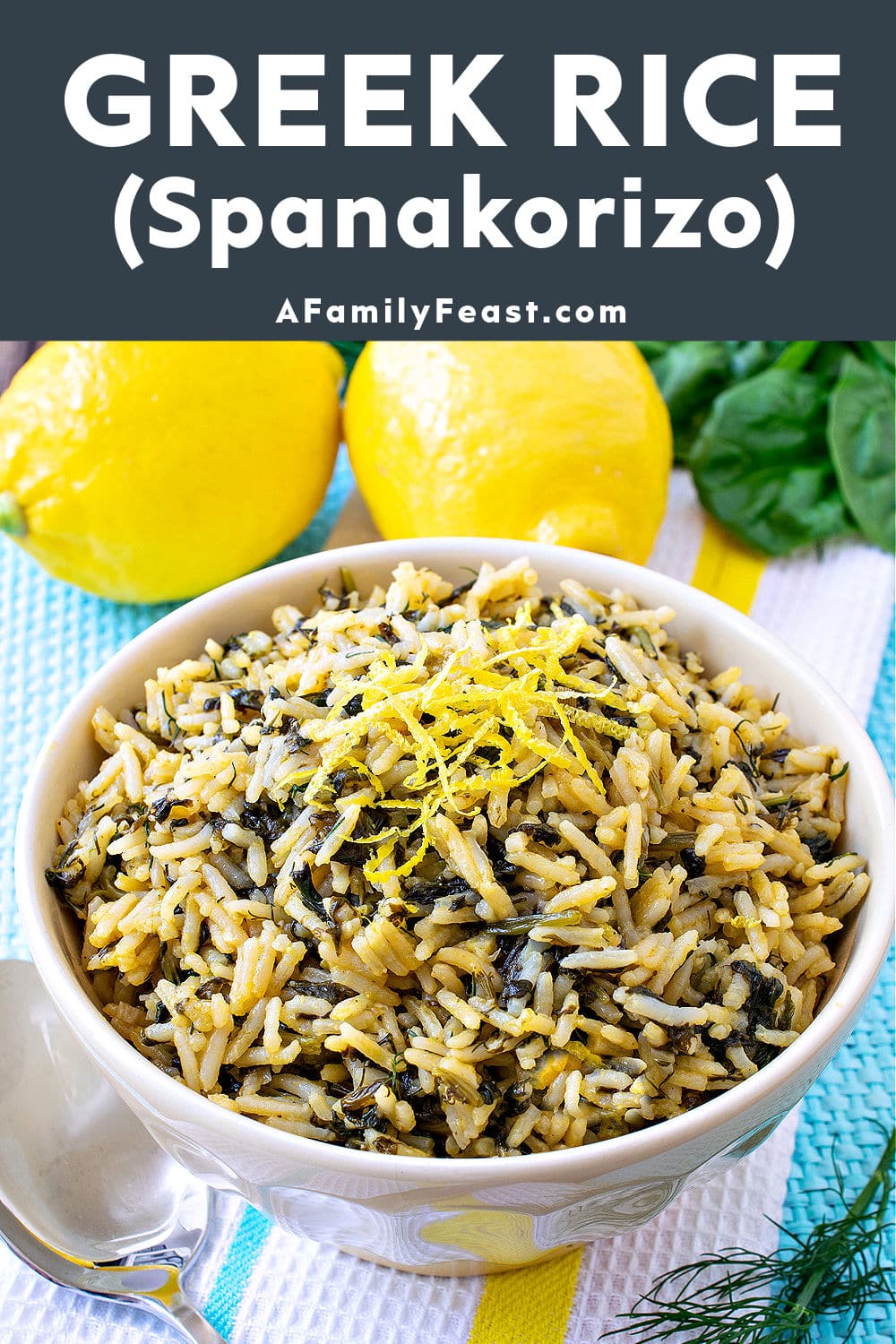 Greek Rice - Spanakorizo - A Family Feast