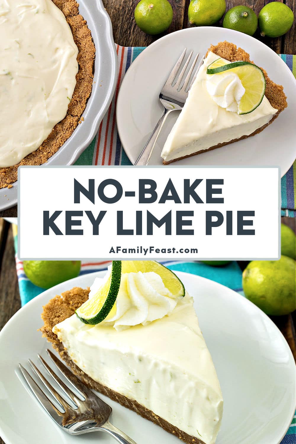 No Bake Key Lime Pie - A Family Feast