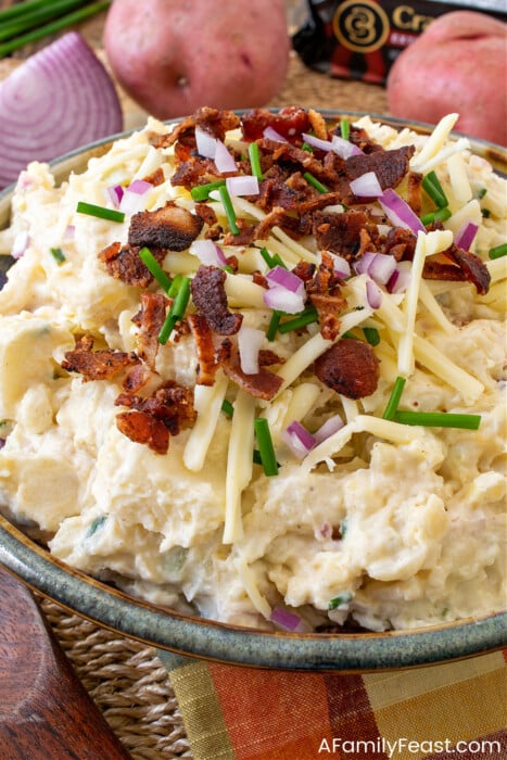 Loaded Potato Salad - A Family Feast