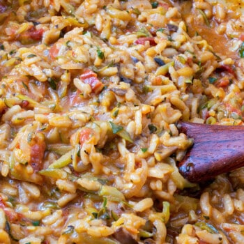 Zucchini Tomato Risotto - A Family Feast