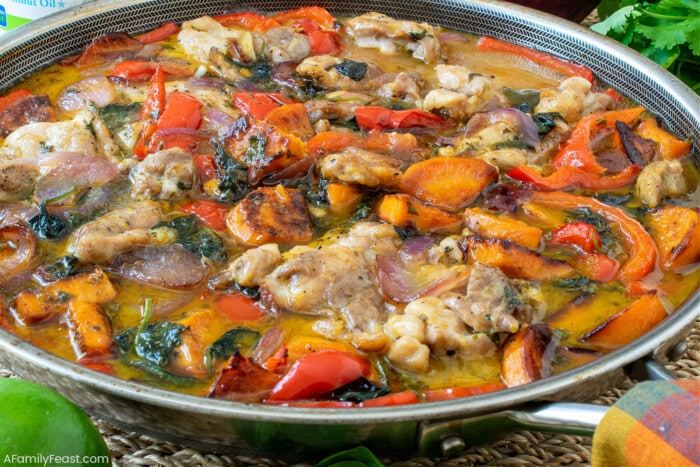 Coconut Lime Chicken and Vegetables - A Family Feast