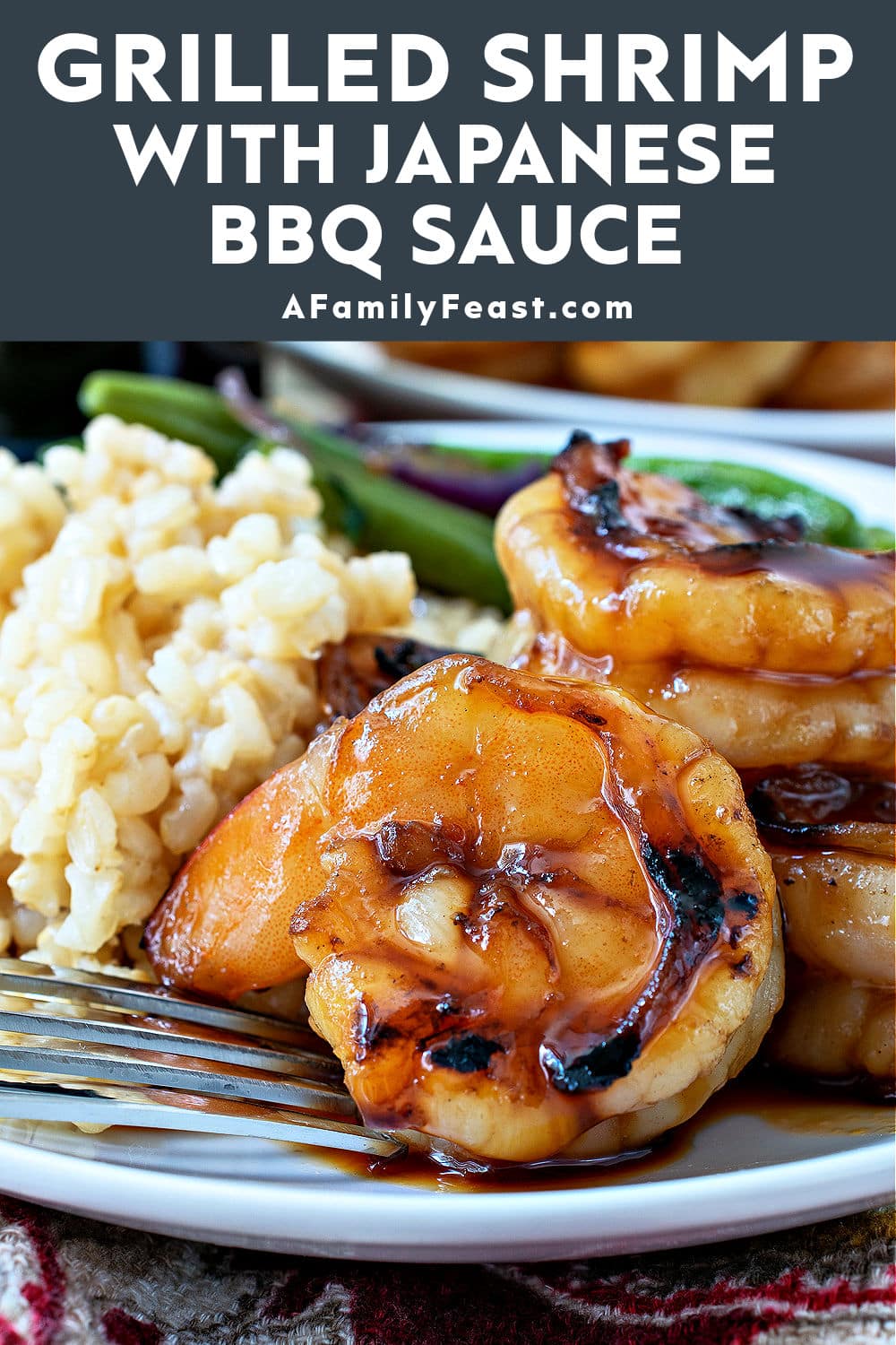 Grilled Shrimp with Japanese BBQ Sauce - A Family Feast