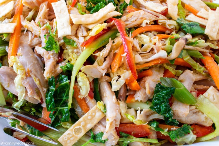 Thai Chicken Salad - A Family Feast