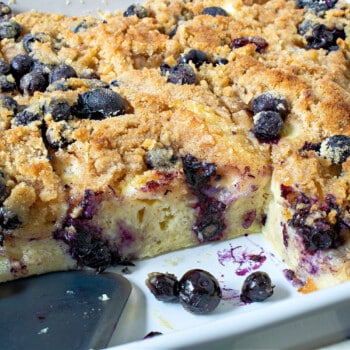 Baked French Toast with Blueberries - A Family Feast