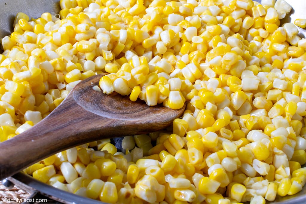 Sauteed Fresh Corn - A Family Feast