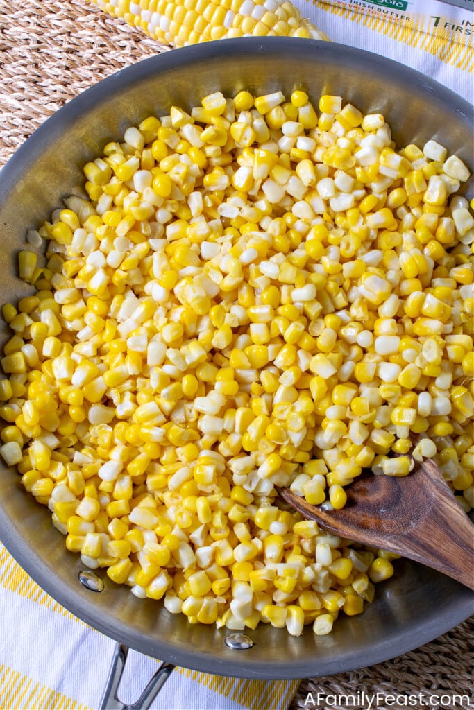 Sautéed Fresh Corn - A Family Feast®