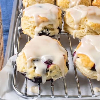 Blueberry Buttermilk Biscuits - A Family Feast