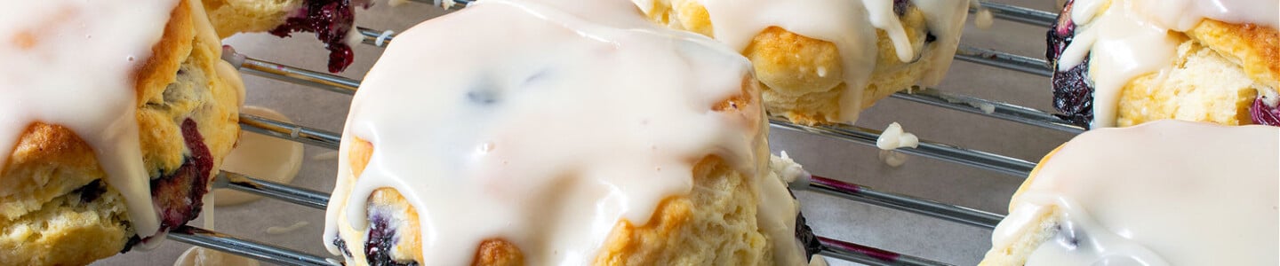 Blueberry Buttermilk Biscuits - A Family Feast