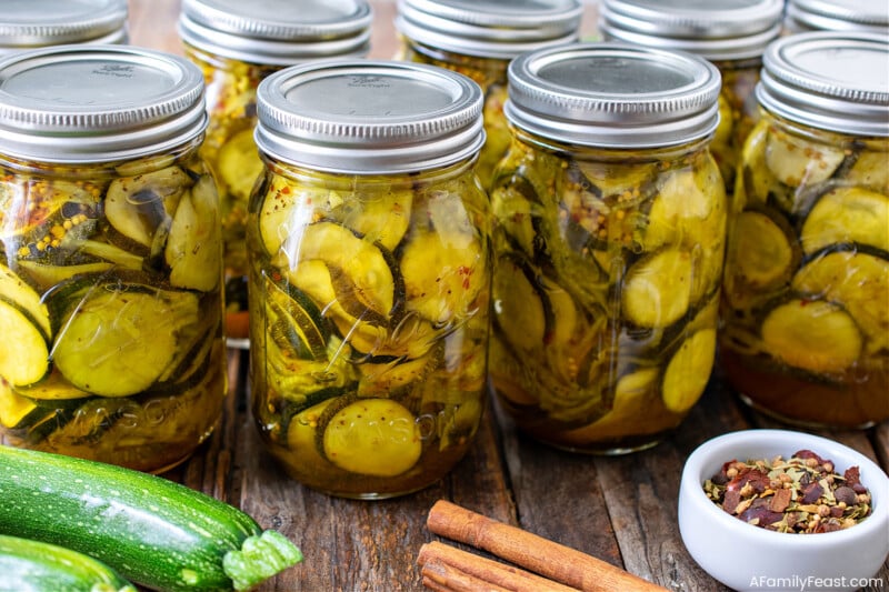 Bread & Butter Zucchini Pickles A Family Feast®