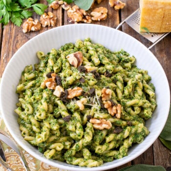 Sage Walnut Pesto Pesta - A Family Feast