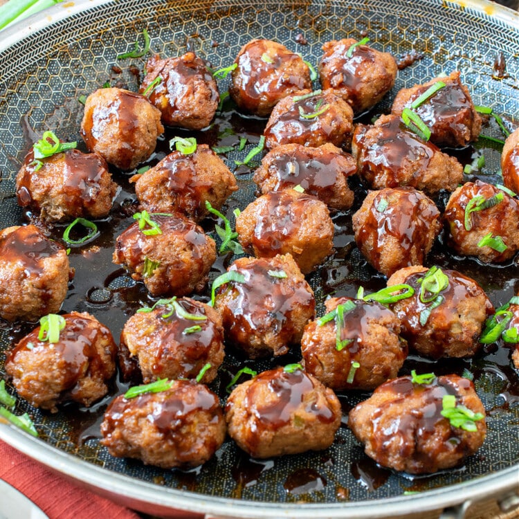 Asian Turkey Meatballs - A Family Feast