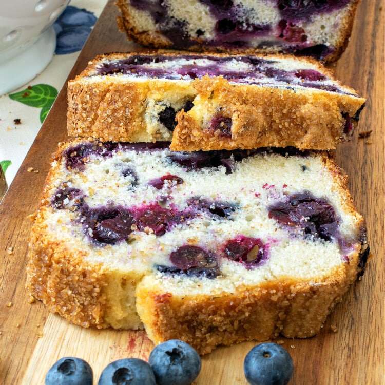 Blueberry Quick Bread - A Family Feast